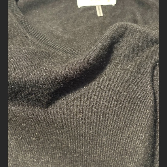 Andree By Unit 3/4 long sleeve knit black sweater 1X - Picture 4 of 5